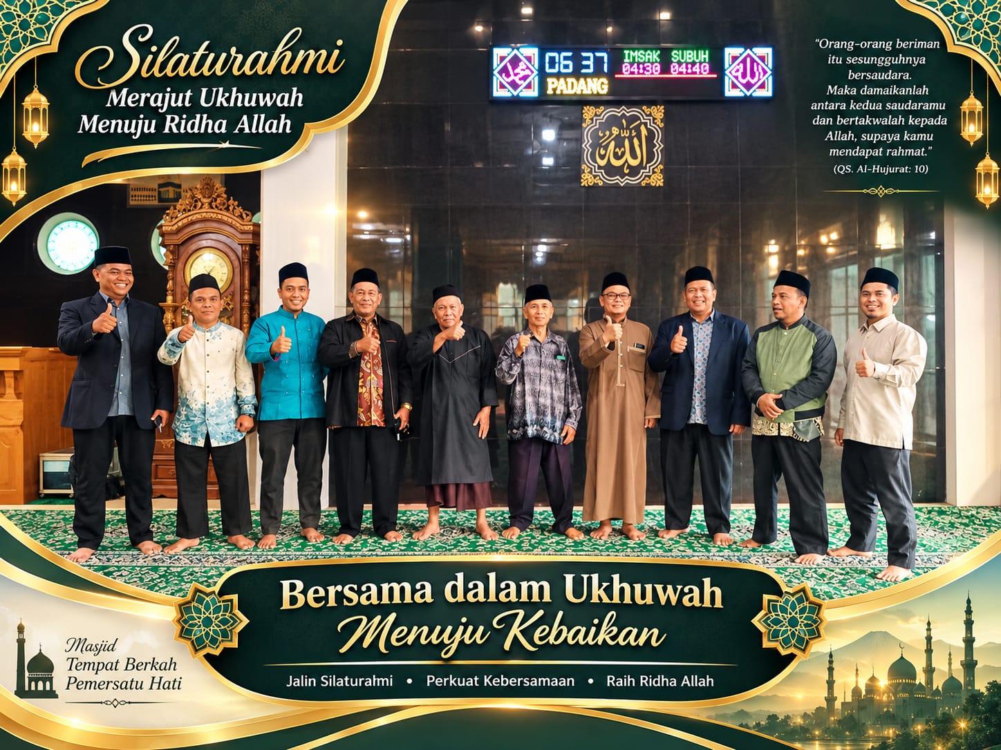 SAMARA KUA PAUH: Shalat Subuh Berjemaah, Menyapa Warga, dan Merajut Ukhuwah melalui Diskusi Keagamaan