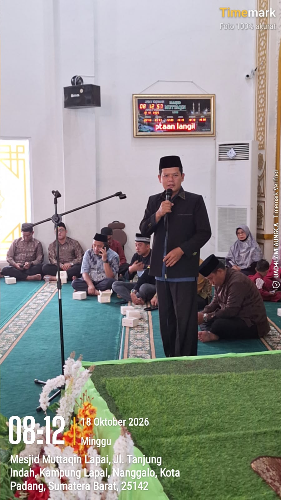 Hadiri Pembukaan PORSADIN Ke-11 Kec. Nanggalo, Kepala KUA: PORSADIN momen Pendataan Kafilah Potensial Kecamatan