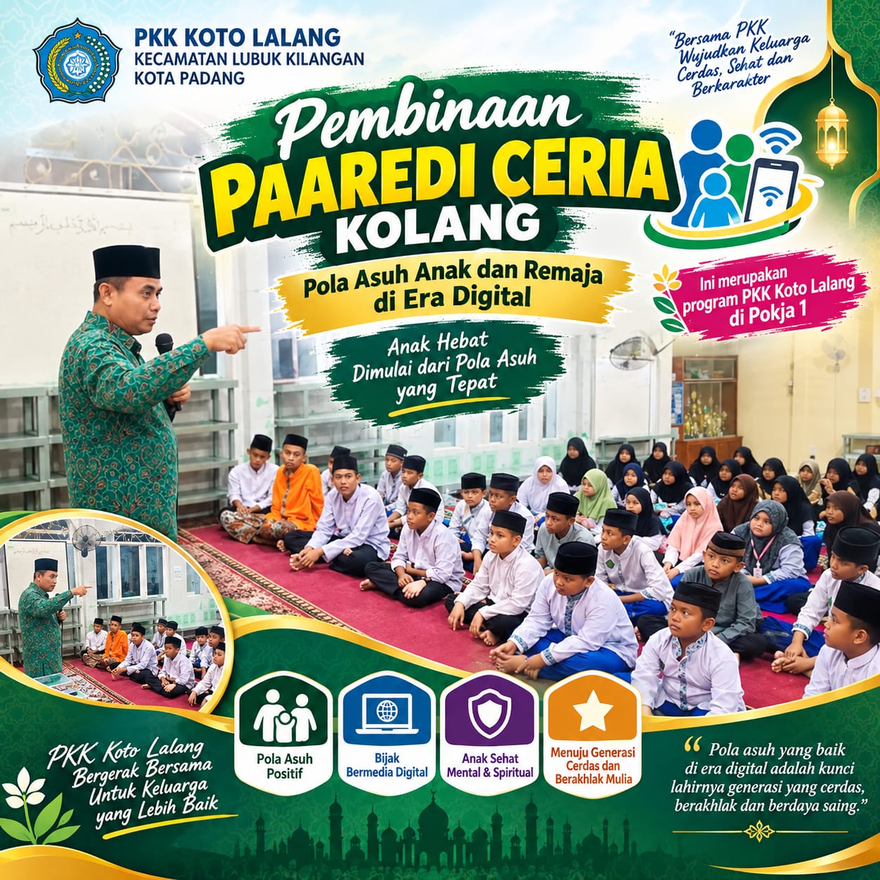 Dari Mushalla untuk Masa Depan: KUA Lubuk Kilangan Teguhkan Komitmen Cegah Perkawinan Anak